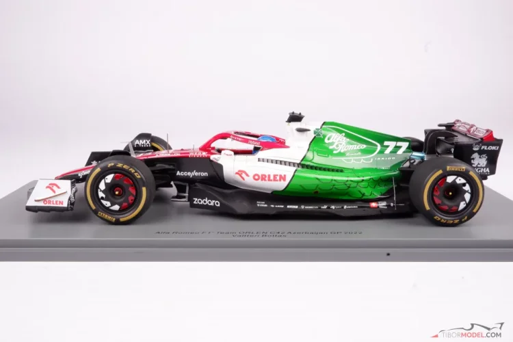 Model car Alfa Romeo C42 Bottas, Baku 2022, Spark