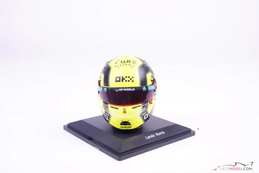 Lando Norris 2023, McLaren helmet, 1:5 Spark