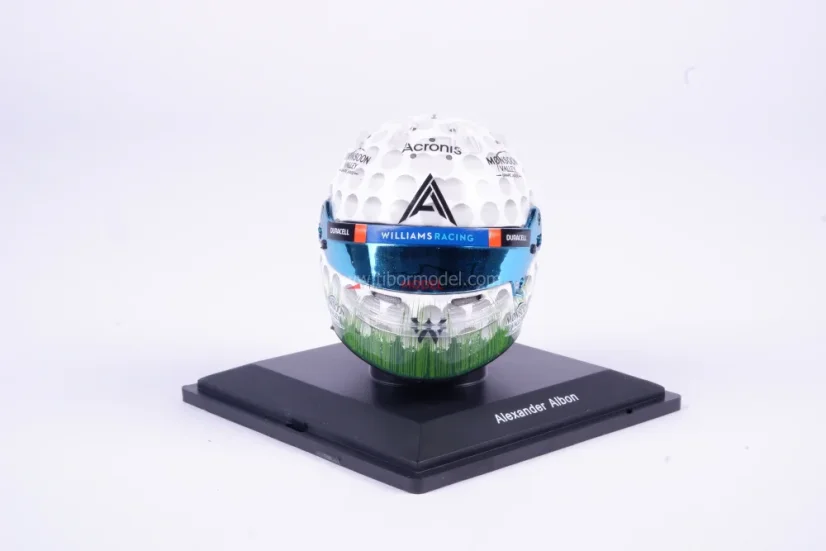 Alexander Albon 2023, Miami GP Williams helmet, 1:5 Spark