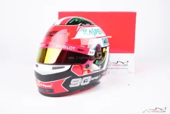 Charles Leclerc 2019 VC USA+Brazílie mini přilba, Ferrari, 1:2 Bell
