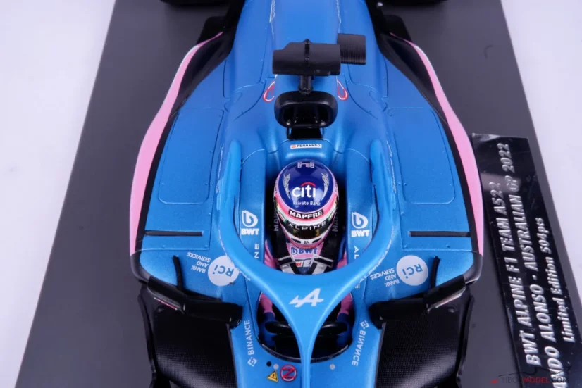 Alpine A522 - Fernando Alonso (2022), VC Austrálie, 1:18 Minichamps