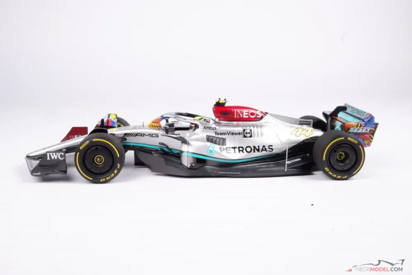 Mercedes W13 - Lewis Hamilton (2022), VC Miami, 1:18 Minichamps