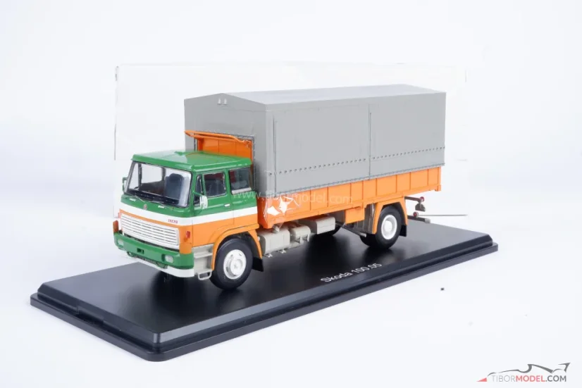 Liaz 100.05 plachtový, zeleno-oranžový, 1:43 Premium ClassiXXs