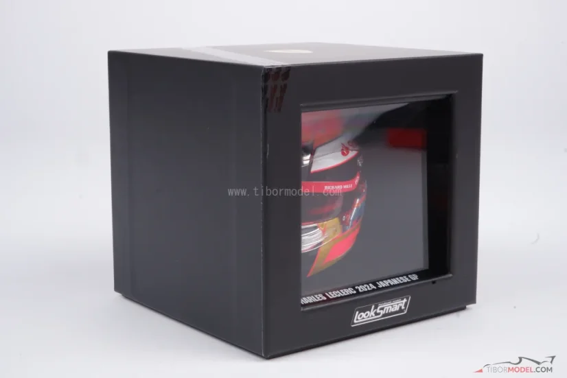 Charles Leclerc 2024 Japán Nagydíj mini sisak, Ferrari, 1:5 Looksmart