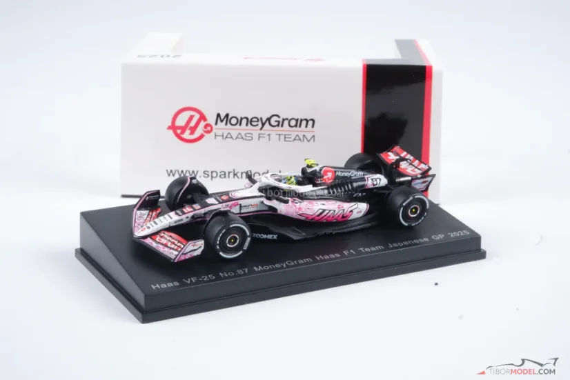 Haas VF-25 - Oliver Bearman (2025), 1:64 Spark