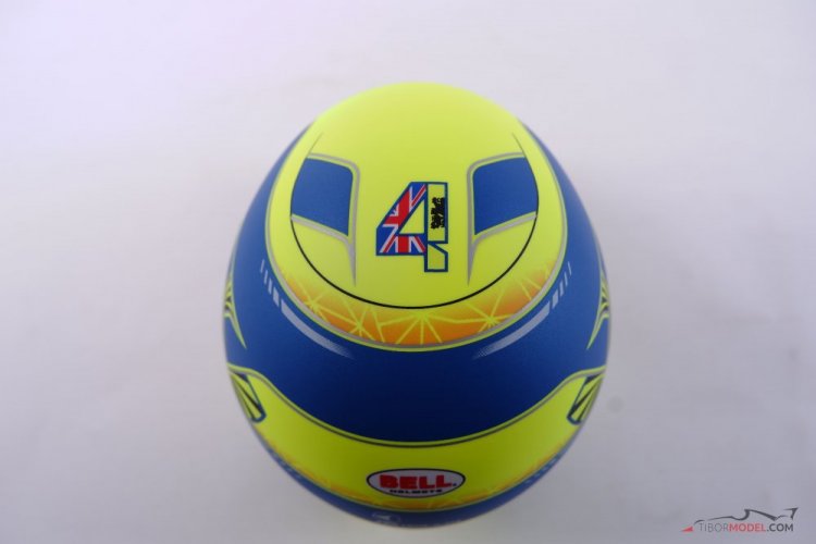 Lando Norris 2022 McLaren helmet, 1:2 Bell