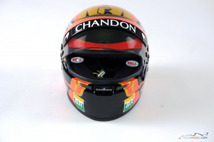 Stoffel Vandoorne 2018 McLaren mini helmet, 1:2 Bell