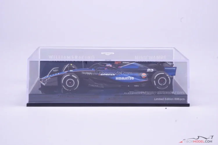 Williams FW46 2024 USA GP A. Albon in 1:43 scale w/ pit board