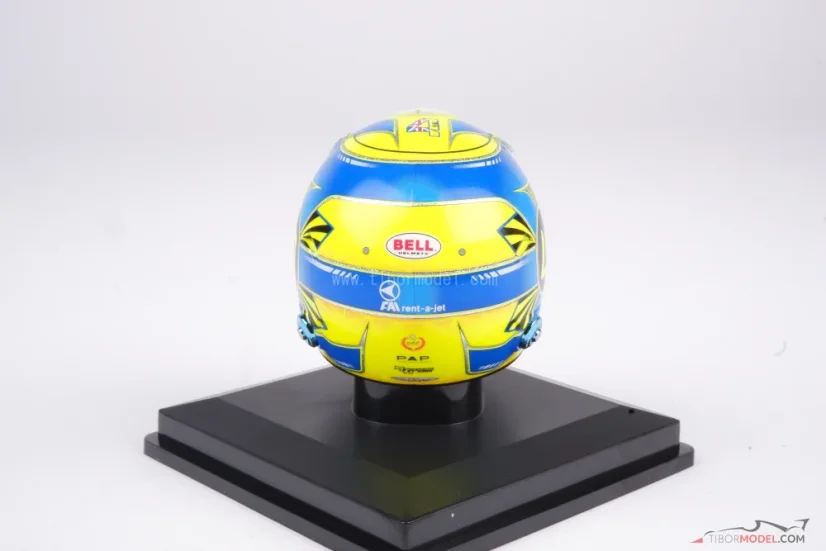 Lando Norris 2022 mini helmet, McLaren F1 Team helmet, 1:5 Spark