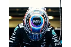 Kimi Antonelli 2025 Amerikai Nagydíj mini sisak, Mercedes F1 Team, 1:5 Spark