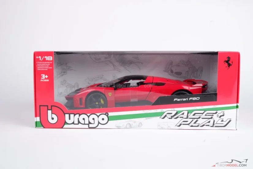 Ferrari F80 (2025) červené, 1:18 Bburago