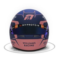 Alex Albon 2024 Williams helmet, 1:2 Bell
