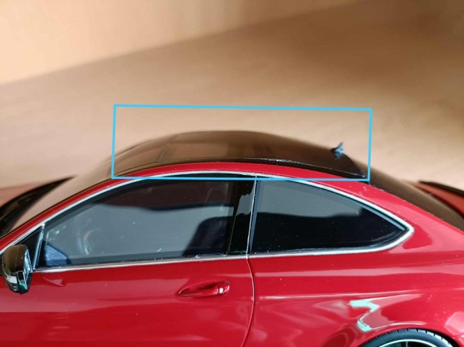 Mercedes-Benz C63 AMG (2014) red, 1:18 GT Spirit