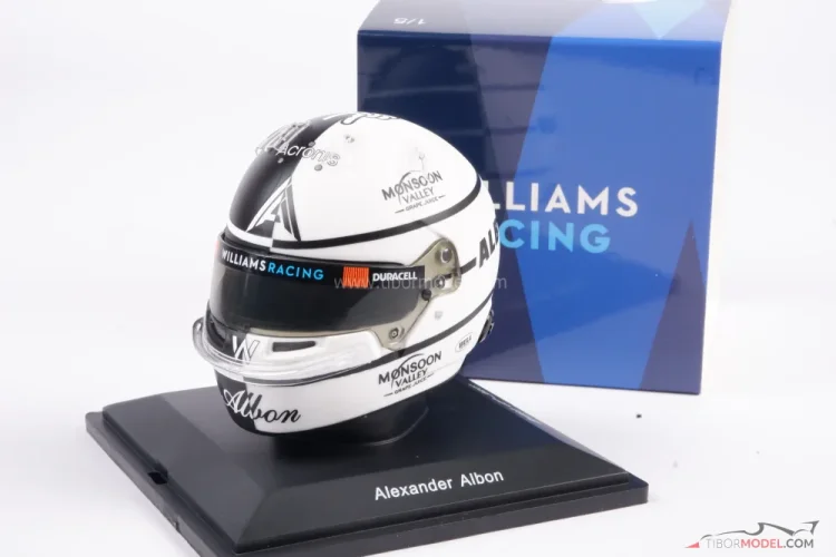 Alexander Albon 2023, VC Velké Británie, Williams přilba, 1:5 Spark