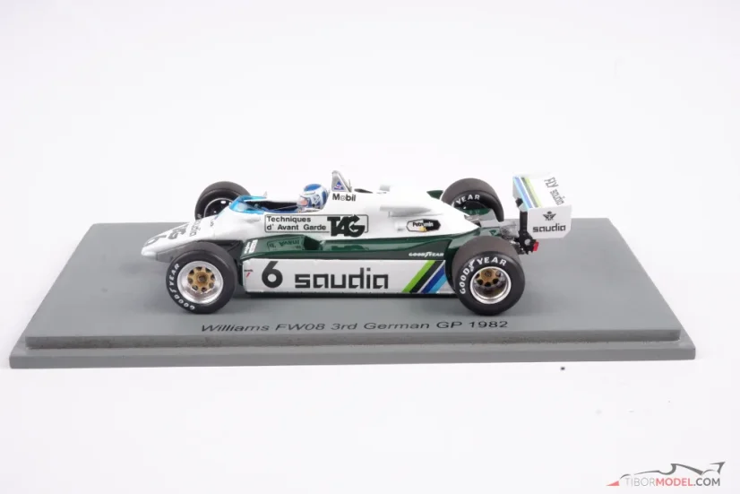 Williams FW08 - Keke Rosberg (1982), 3. miesto VC Nemecka, 1:43 Spark