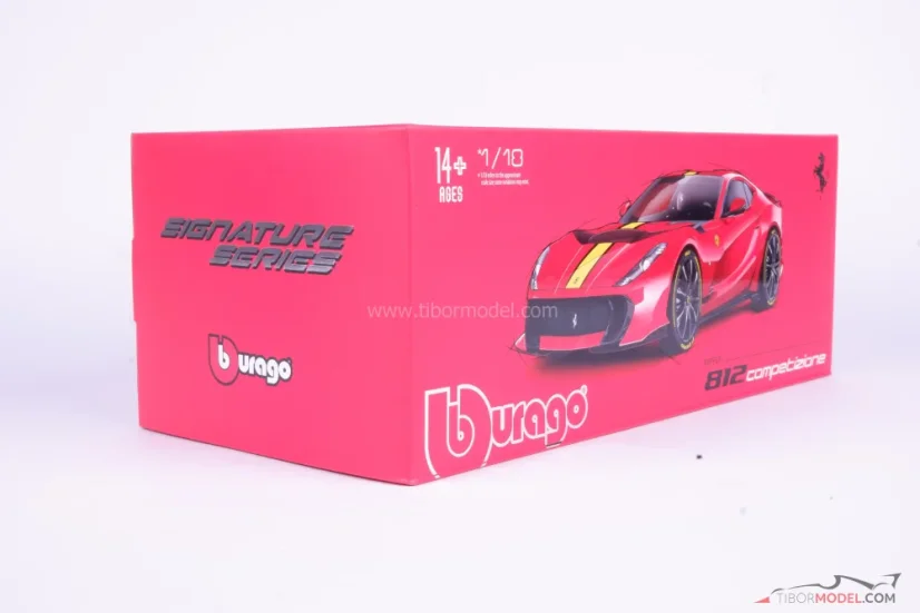 Ferrari 812 Competizione (2021) piros, 1:18 Bburago Signature