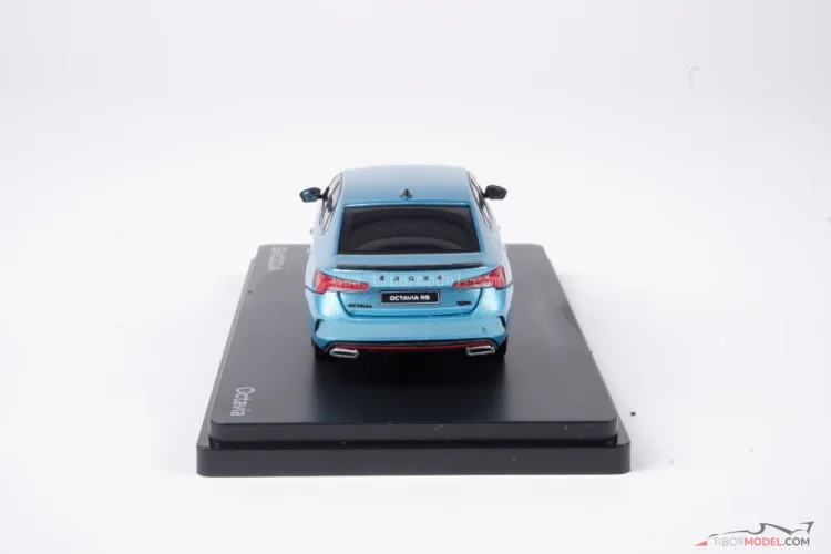 Škoda Octavia IV RS modrá sea, 1:43 Abrex