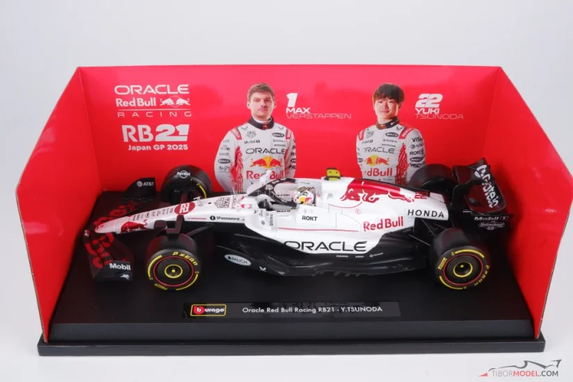 Red Bull RB21 - Yuki Tsunoda (2025), VC Japonska, 1:18 Bburago