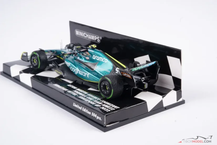 Aston Martin AMR22 - Sebastian Vettel (2022), Singapur, 1:43 Minichamps
