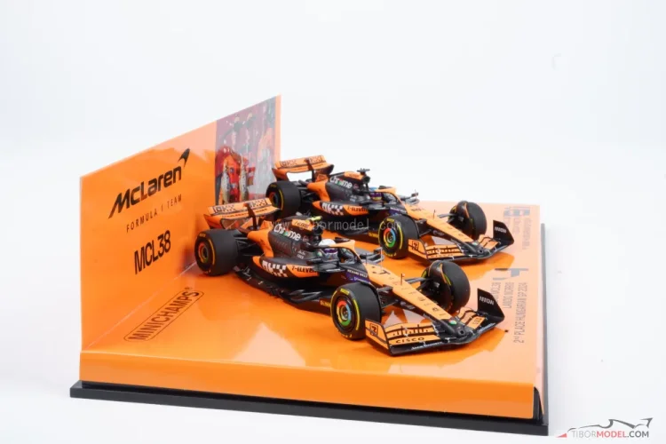 McLaren MCL38 - O. Piastri + L. Norris (2024), Double VC Maďarska, 1:43 Minichamps