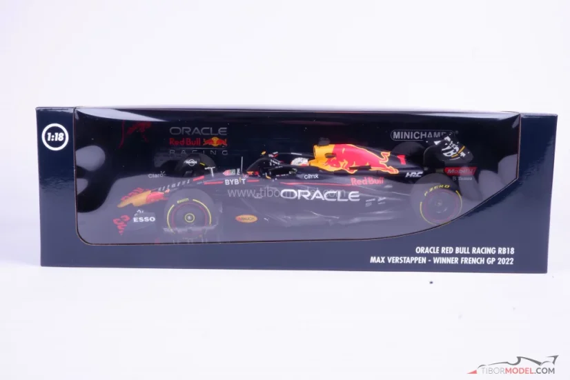 Red Bull RB18 - Max Verstappen (2022), Víťaz Francúzsko, 1:18 Minichamps
