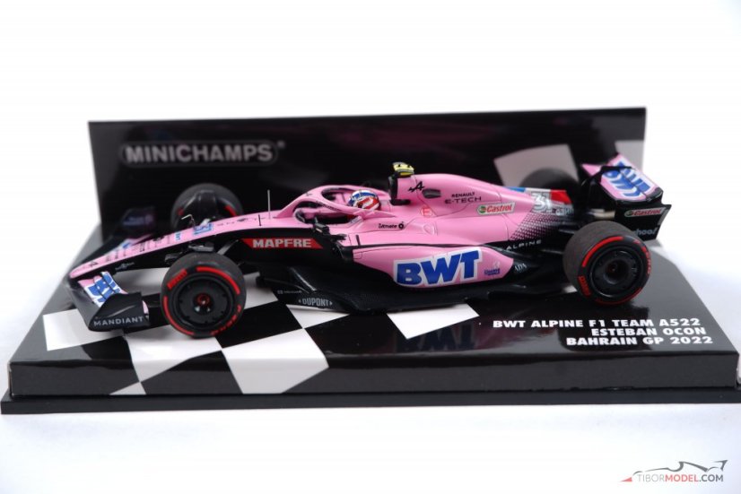Alpine A522 - E. Ocon (2022), VC Bahrajnu, 1:43 Minichamps
