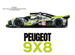 Peugeot 9X8 - Vandoorne/ Jakobsen/ Duval (2025), Le Mans, 1:18 Solido