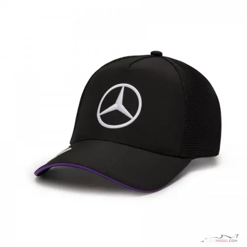 Lewis Hamilton Mercedes AMG Petronas trucker cap 2024 black