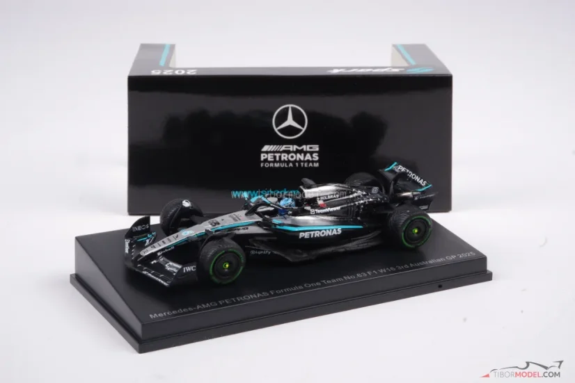 Mercedes W16 - George Russell (2025), 1:64 Spark