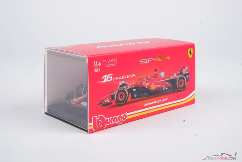 Ferrari SF-24 - Charles Leclerc (2024) Vítěz VC Monaka, 1:43 BBurago Signature