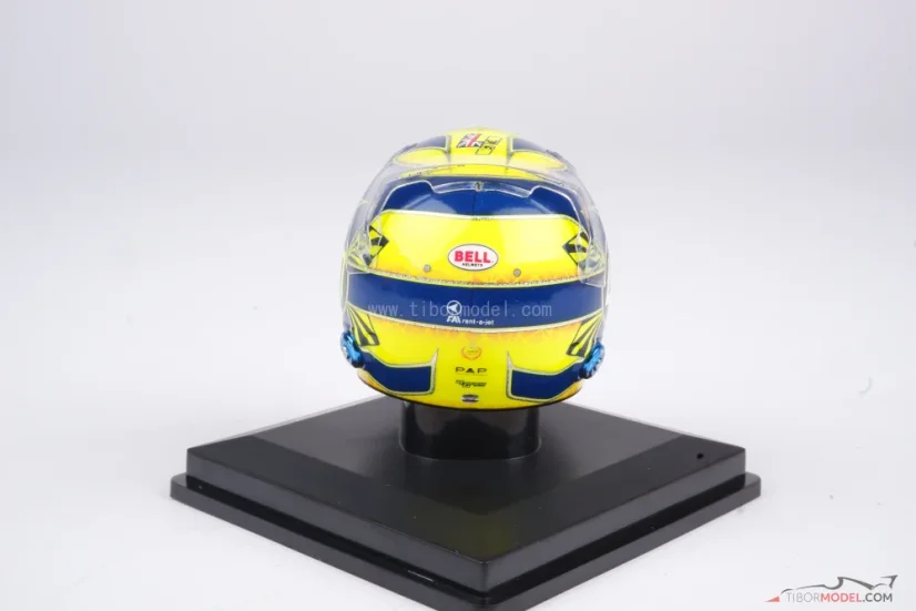 Lando Norris 2021 mini helmet, McLaren F1 Team, 1:5 Spark