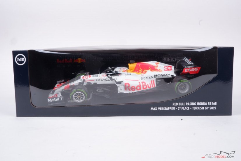 Red Bull RB16b - Max Verstappen (2021), VC Turecka, 1:18 Minichamps
