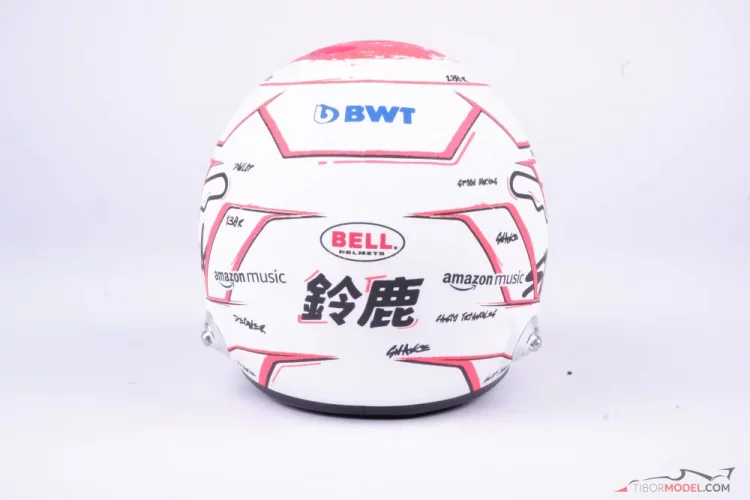 Esteban Ocon 2023 Alpine helmet, Japanese GP, 1:2 Bell