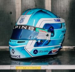 Pierre Gasly 2024, Alpine helmet, 1:5 Spark