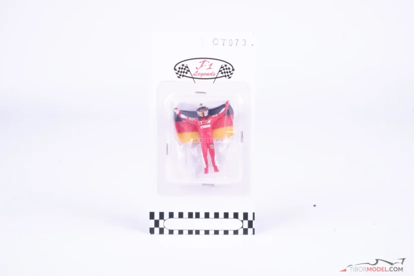 Sebastian Vettel s vlajkou, Scuderia Ferrari 2016, 1:43 Cartrix