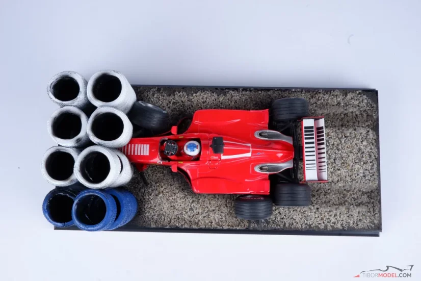 Ferrari F399 - M. Schumacher 1999, nehoda Silverstone, 1:18