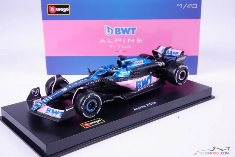 Alpine A523 - Esteban Ocon (2023), 1:43 BBurago Signature