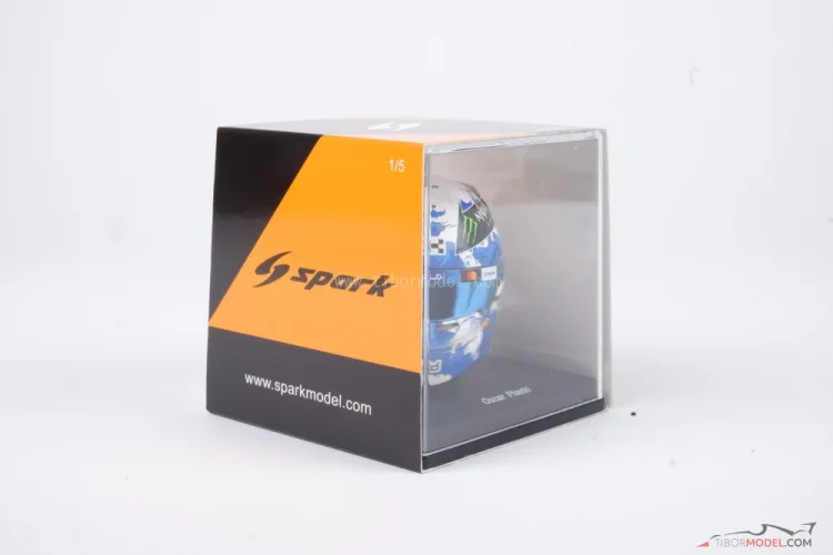 Oscar Piastri 2025 VC Japonska mini prilba, McLaren, 1:5 Spark
