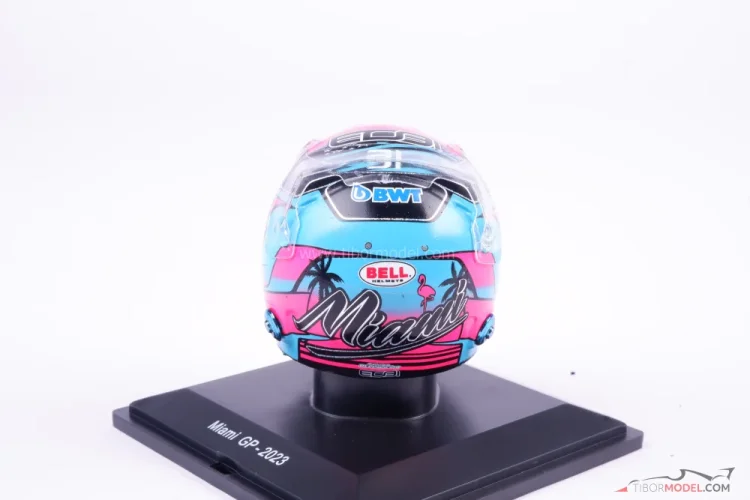 Esteban Ocon 2023, VC Miami, Alpine přilba, 1:5 Spark