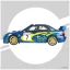 Subaru Impreza WRC Rally kit, 1:8 Ixo