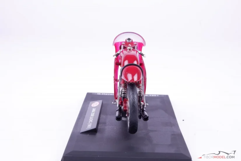 Jawa 250R 2x OHC (1961) tmavě červená, 1:18 Abrex