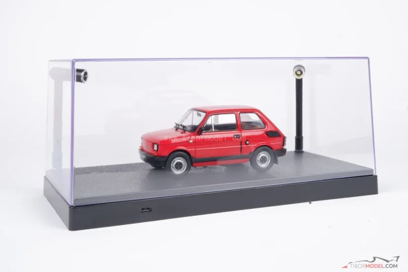LED vitrin fekete színben 1:24-es és 1:43-as méretarányú modellekre