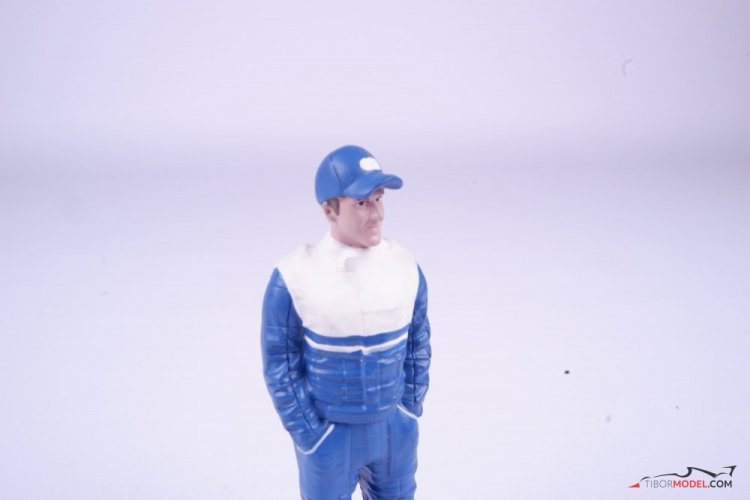 Damon Hill pilóta figura, 1:18 American Diorama