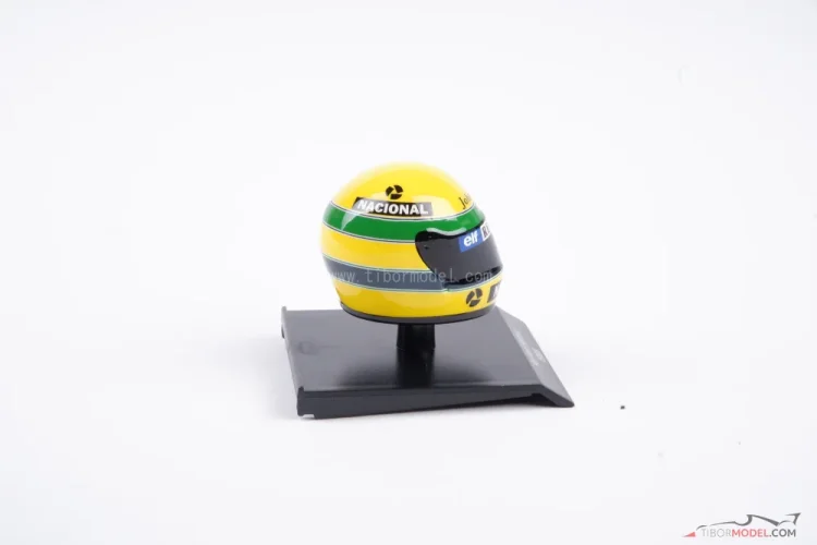 Ayrton Senna 1985 Lotus prilba, 1:10 Minichamps