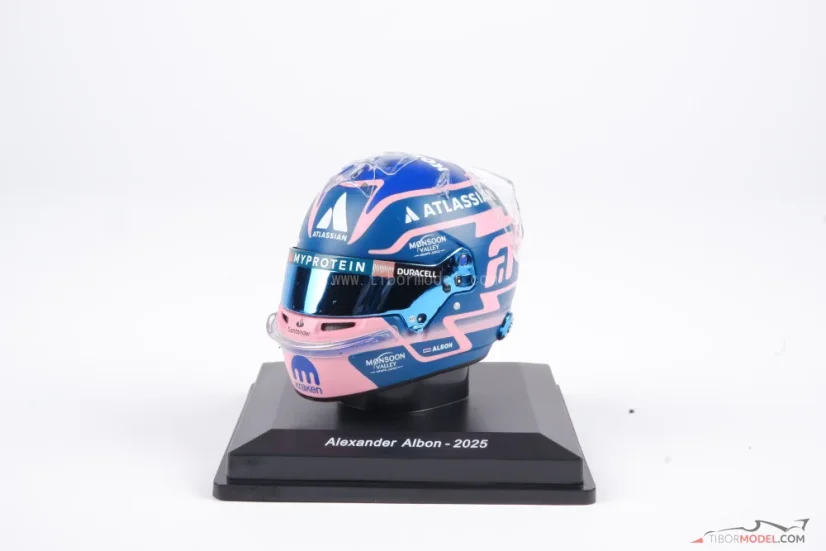 Alexander Albon 2025 mini prilba, Williams, 1:5 Spark