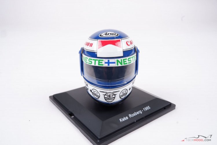Keke Rosberg 1985 Williams helmet, 1:5 Spark
