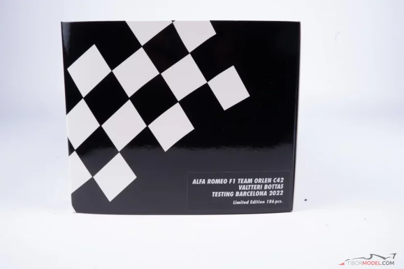 Alfa Romeo C42 - Valtteri Bottas (2022), předsezónní testy, 1:18 Minichamps
