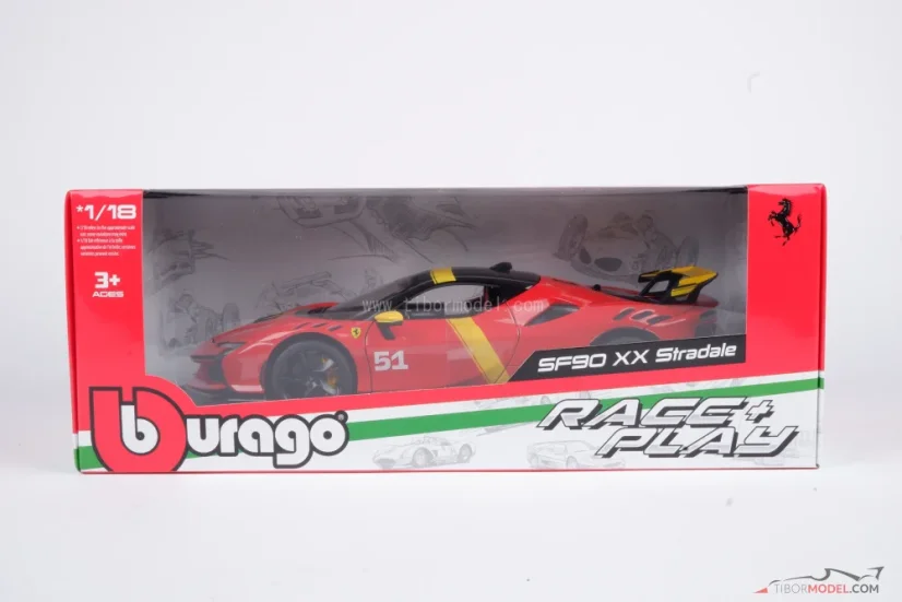 Ferrari SF90XX Stradale (2024) Le Mans, 1:18 Bburago