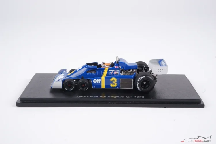 Tyrrell P34 - Jody Scheckter (1976), VC Belgicka, 1:43 Spark