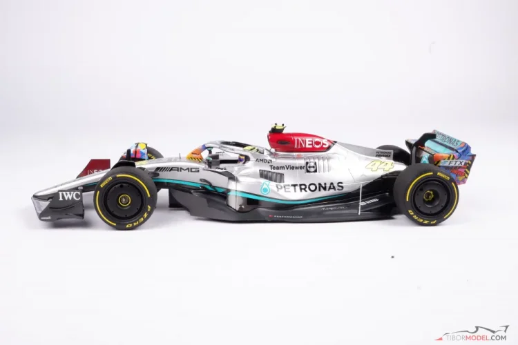 Mercedes W13 - Lewis Hamilton (2022), VC Miami, 1:18 Minichamps